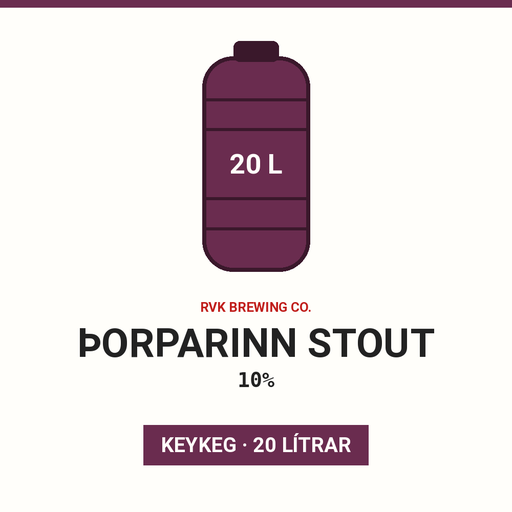 Þorparinn stout 10% - (KeyKeg 20L)