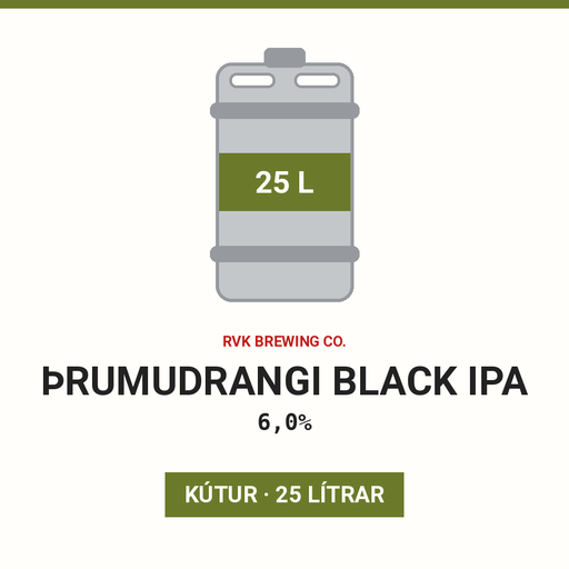 Þrumudrangi Black IPA 6,0% - (Keg 25L)