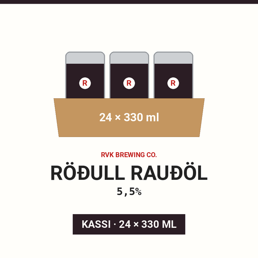 Röðull rauðöl 5,5% - (Case 24x330ml)