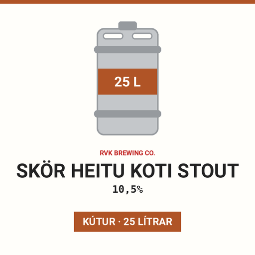 skör heitu koti stout 10,5% - (Keg 25L)