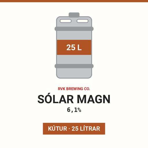 Sólar Magn 6,1% - (Keg 25L)