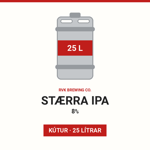 Stærra IPA 8% - (Keg 25L)