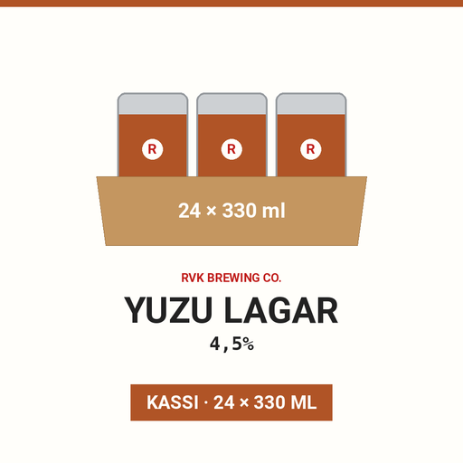 YUZU lagar 4,5% - (Case 24x330ml)