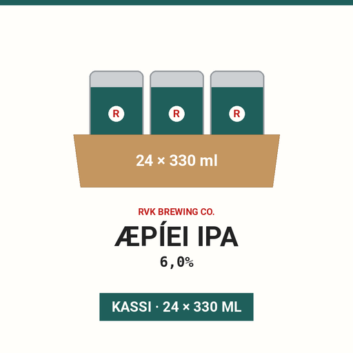 ÆPÍEI IPA 6,0% - (Case 24x330ml)