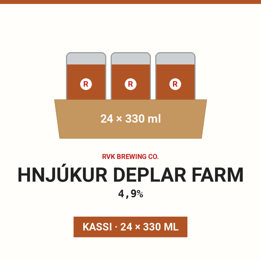 Hnjúkur Deplar Farm 4,9% - (Case 24x330ml)