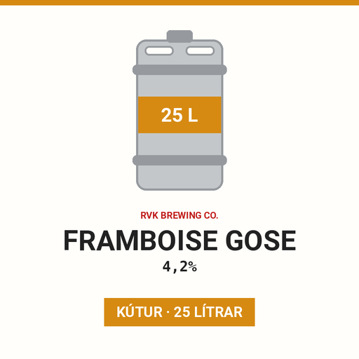 Framboise Gose - 4,2% - (Keg 25L)