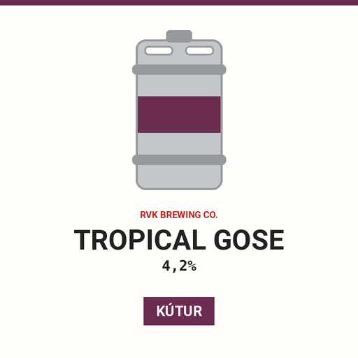 Tropical Gose - 4,2% - 25 lítrar