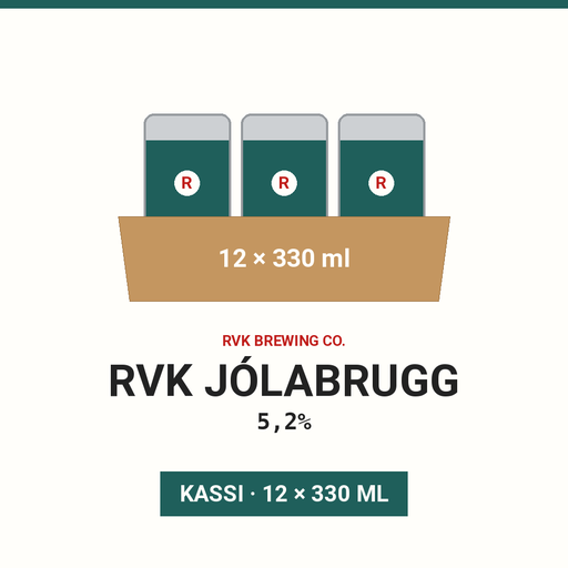 RVK Jólabrugg 5,2% (Askja 12x330ml)