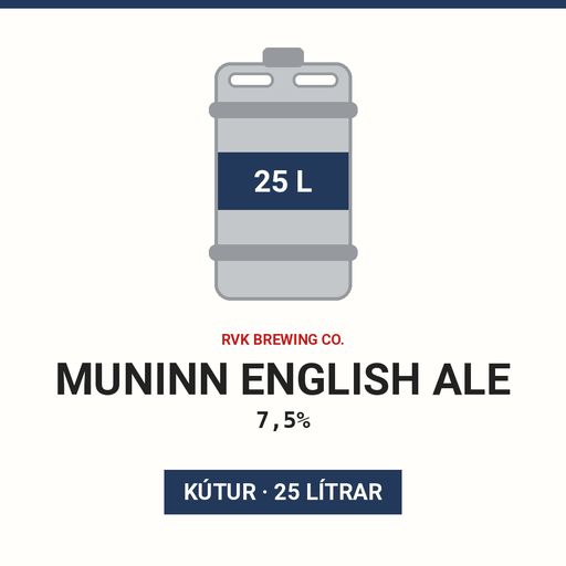 Muninn English Ale  7,5% - (Keg 25L)