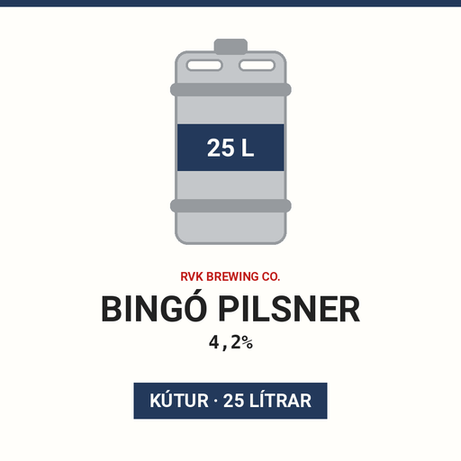 Bingó Pilsner 4,2% - (Keg 25L)