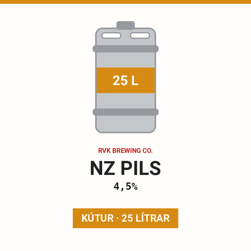NZ pils 4,5% (Keg 25L)
