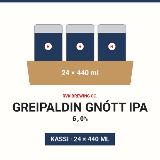 Greipaldin Gnótt IPA 6,0% - 24x440 ml