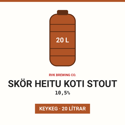 skör heitu koti stout 10,5% - (Keykeg 20L)